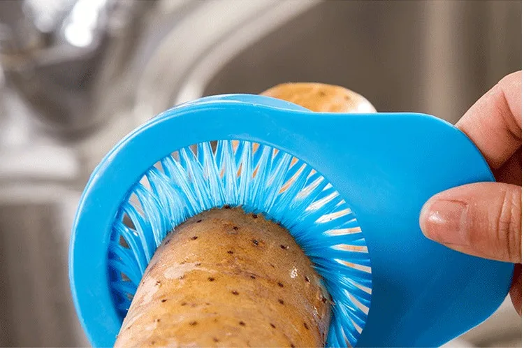 1 шт. щетка для чистки овощей кухонная очистка поверхности портативная с