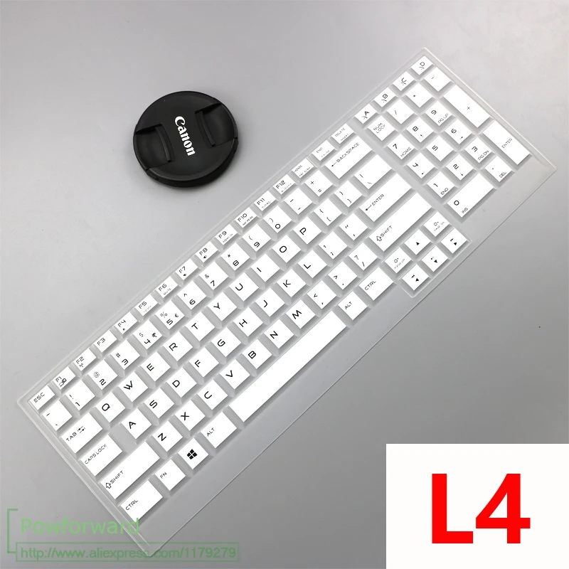 L4 white Клавиатура протектор кожного покрова для Dell Alienware 15 17 R2 R3 18 M15 M17 M17X 18 Area-51m ALW17D-4748 ALW17D-2748 15,6 ''17,3'' - Цвет: L4 white