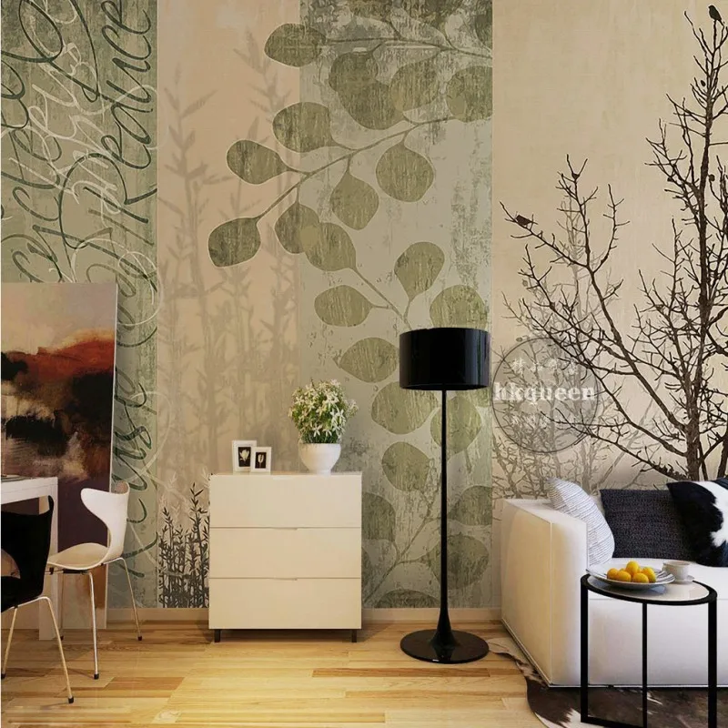 3D фотообои скандинавские простые элегантные обои с пейзажем фоновые для