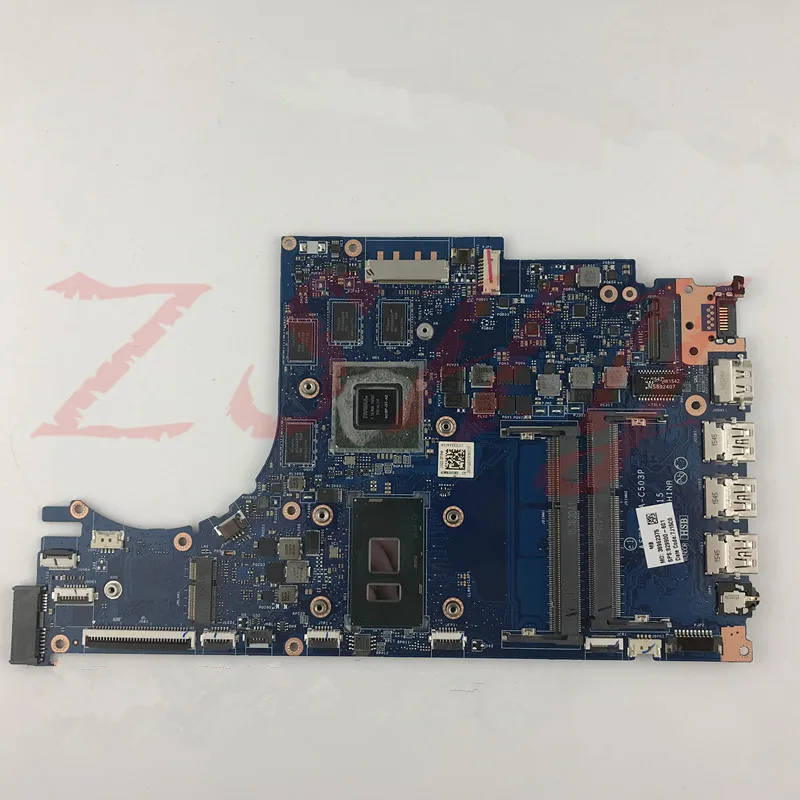 Материнская плата для ноутбука HP 15-AE 15T-A 829900-601 дюйма ASW50 LA-C503P с процессором i7 GTX950M4GB