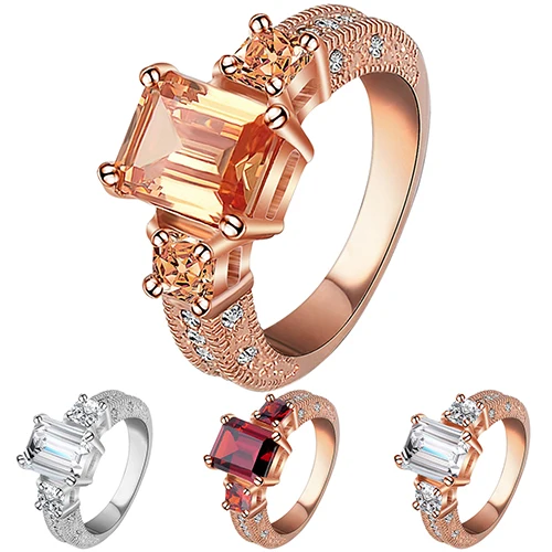 Женское и мужское кольцо из сплава с цирконием свадебные украшения|statement ring|ring