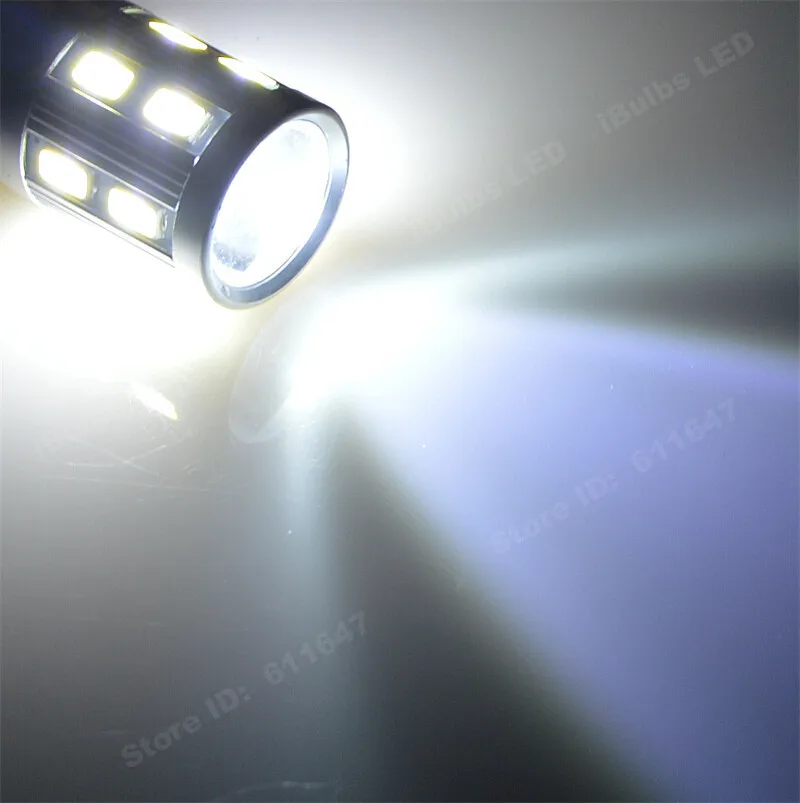 1 шт Высокое качество H7 12 SMD СВЕТОДИОДНЫЙ 5730 Автомобильная противотуманная фара 5630 12SMD лампы сигнала поворота авто лампы Q5 Canbus OBC Error Free супер-яркий