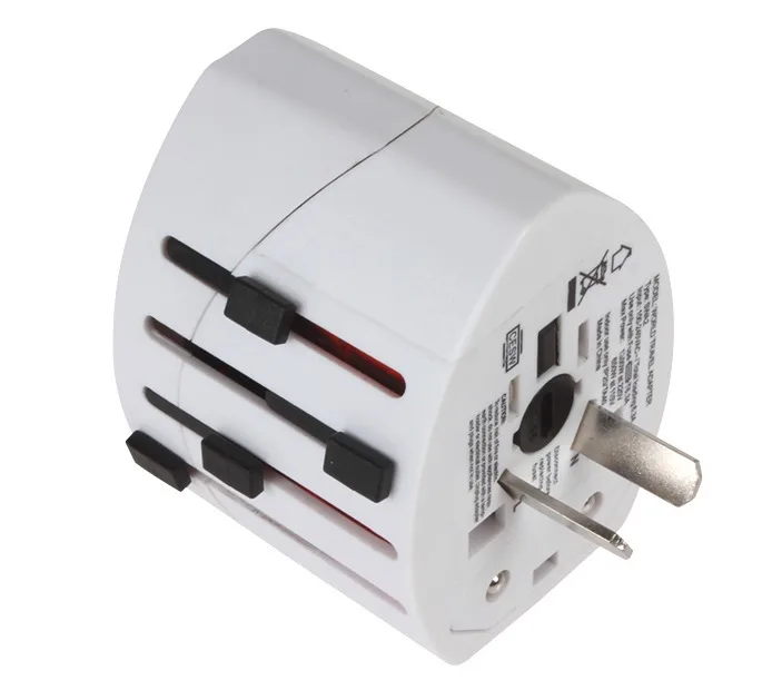 Адаптер питания Все в одном с 2 USB портами универсальное зарядное устройство для