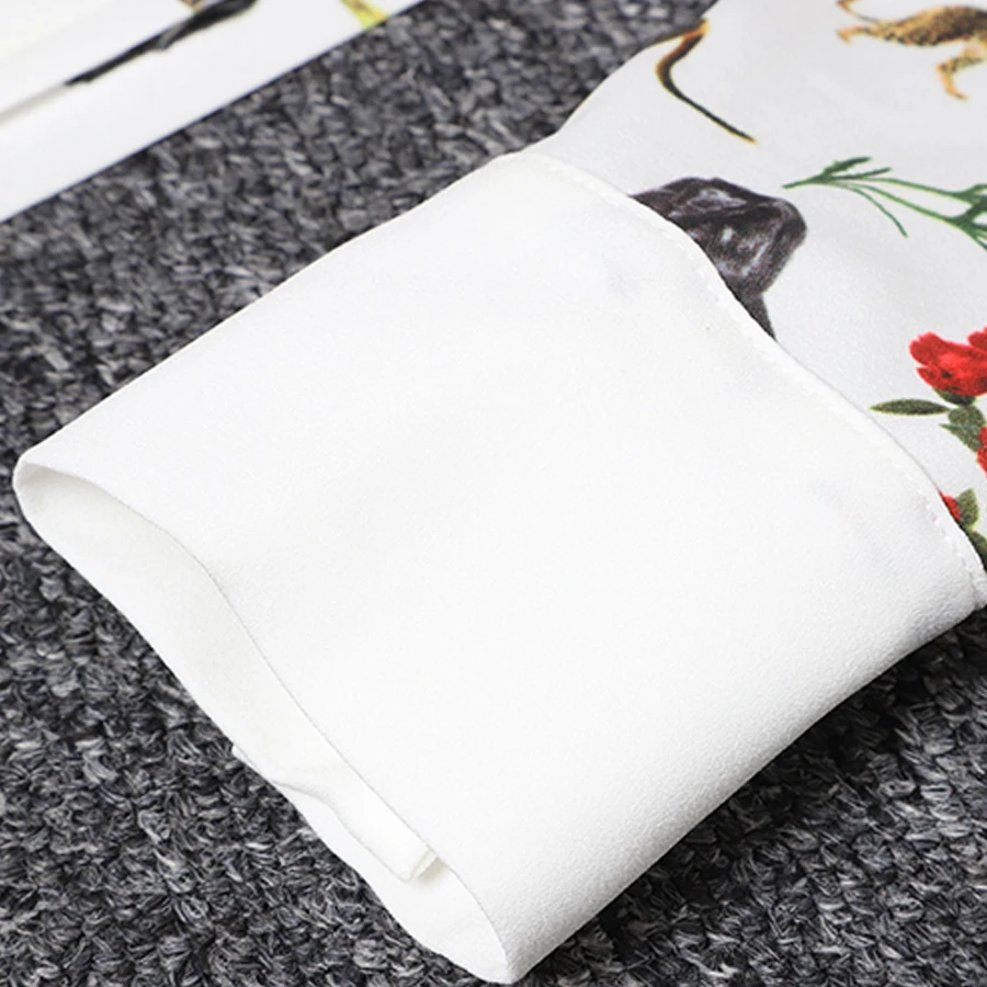 AELESEEN высокое качество Boho платья 2019 Лето Для женщин с длинным рукавом животных
