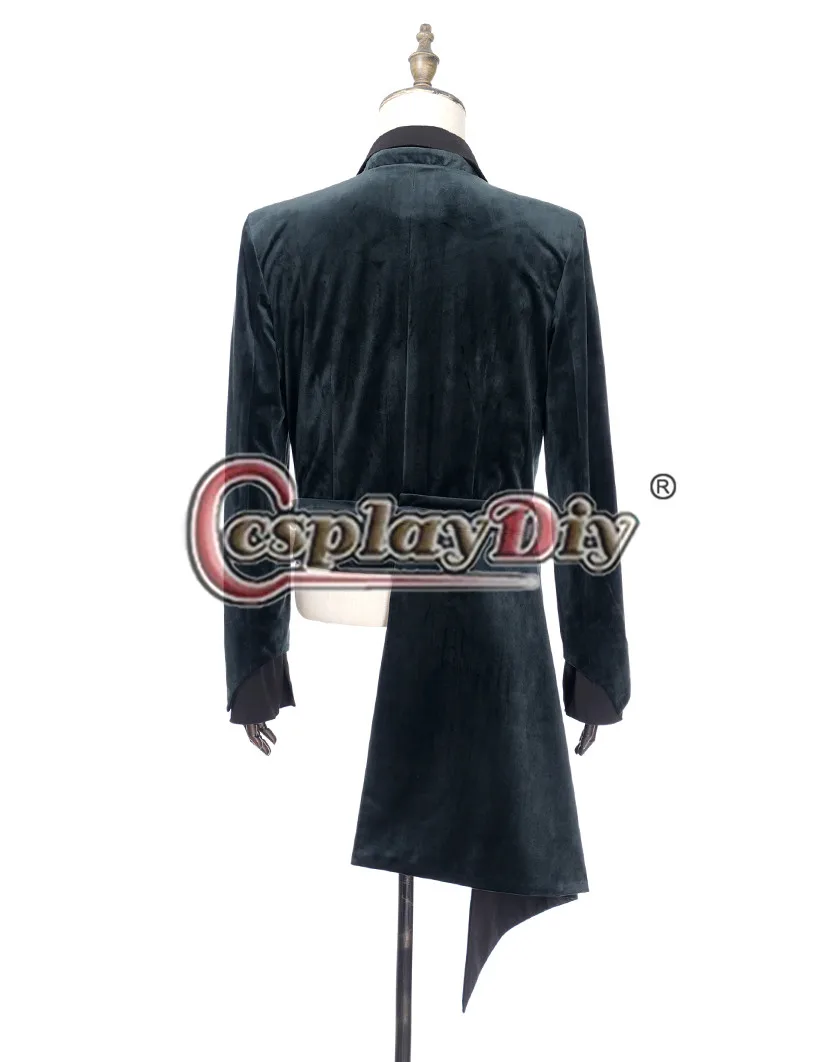 Cosplaydiy средневековое мужское пальто элегантные готические аристократические