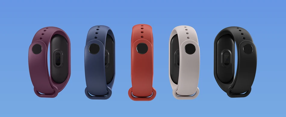 Xiaomi Mi 3 Смарт-браслет Цветной ремешок на запястье пульсометр 5ATM водонепроницаемый браслет push-сообщения для iOS Android