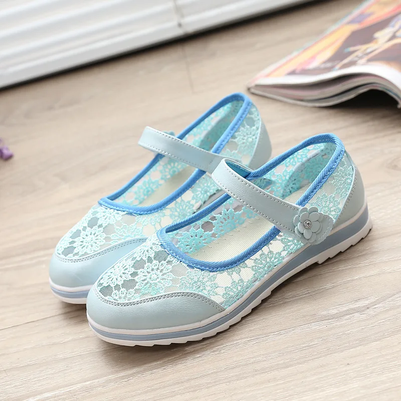 

Toddler Infant Kids Girls Mesh Breathable Shoes Sneakers Lace Cut-out Girls Flats Summe Sandals Soft Rubber Sole School Girls