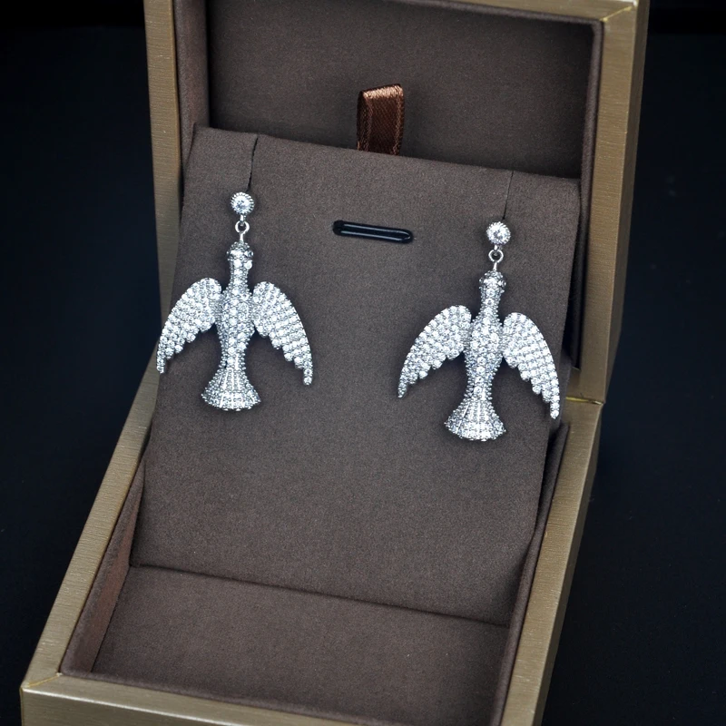 Новые серьги Be 8 высокого качества в форме птицы для женщин, девочек и детей в качестве подарка на день рождения. E453.