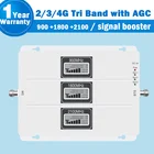 Усилитель сигнала 2 г 3g 4G сигнала трехдиапазонный ретранслятора усилитель ЖК-дисплей Дисплей 90018002100 мГц мобильного телефона Сотовая связь усилитель сигнала бустер усилитель сотовой связи бустер репитер gsm AGC