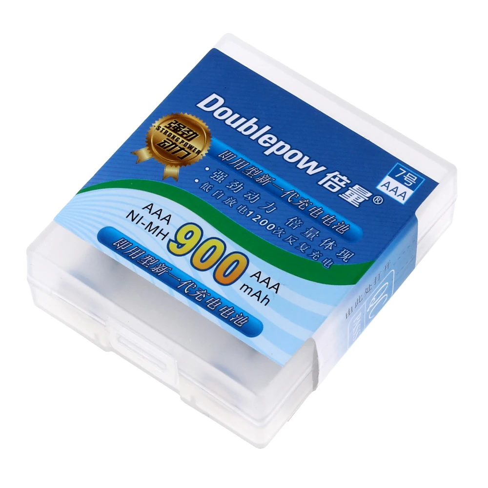 4 шт./лот doulepow 1 2 V 900mAh AAA батарея Ni MH NiMh LSD аккумуляторная с излучающим отверстием
