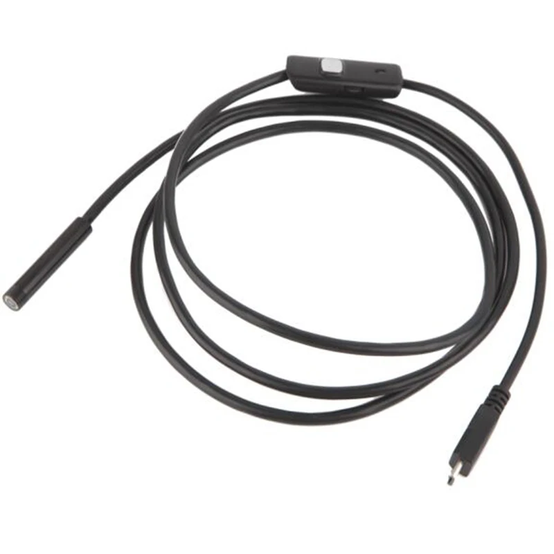 Портативный мини Камера эндоскопа endoskop an97a с 2 м USB кабель 6 LED 1/9 CMOS 640 P HD бороскоп