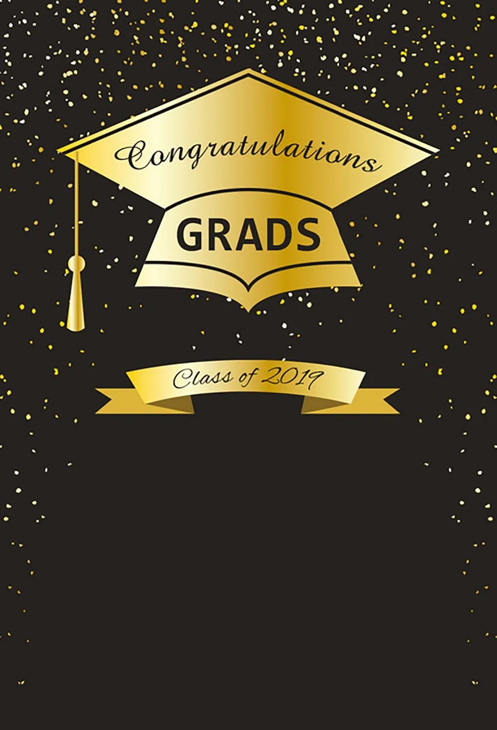 Sensfun congradulations grads фотографии фонов золото бакалавра шляпа виниловый фото-фон