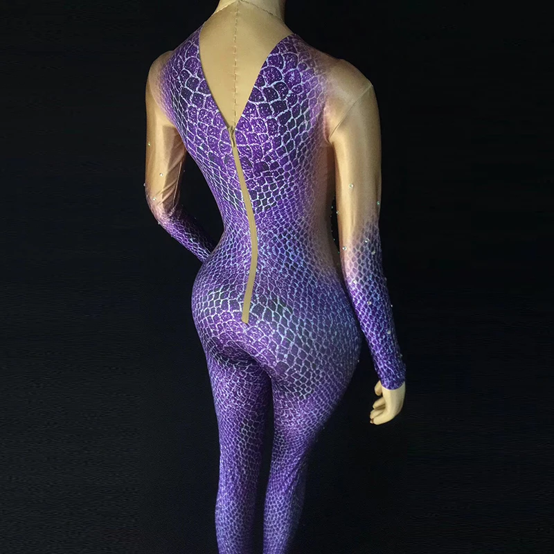 Певица сценический костюм Для женщин комбинезоны танцоров певцов Шоу DJ DS джаз