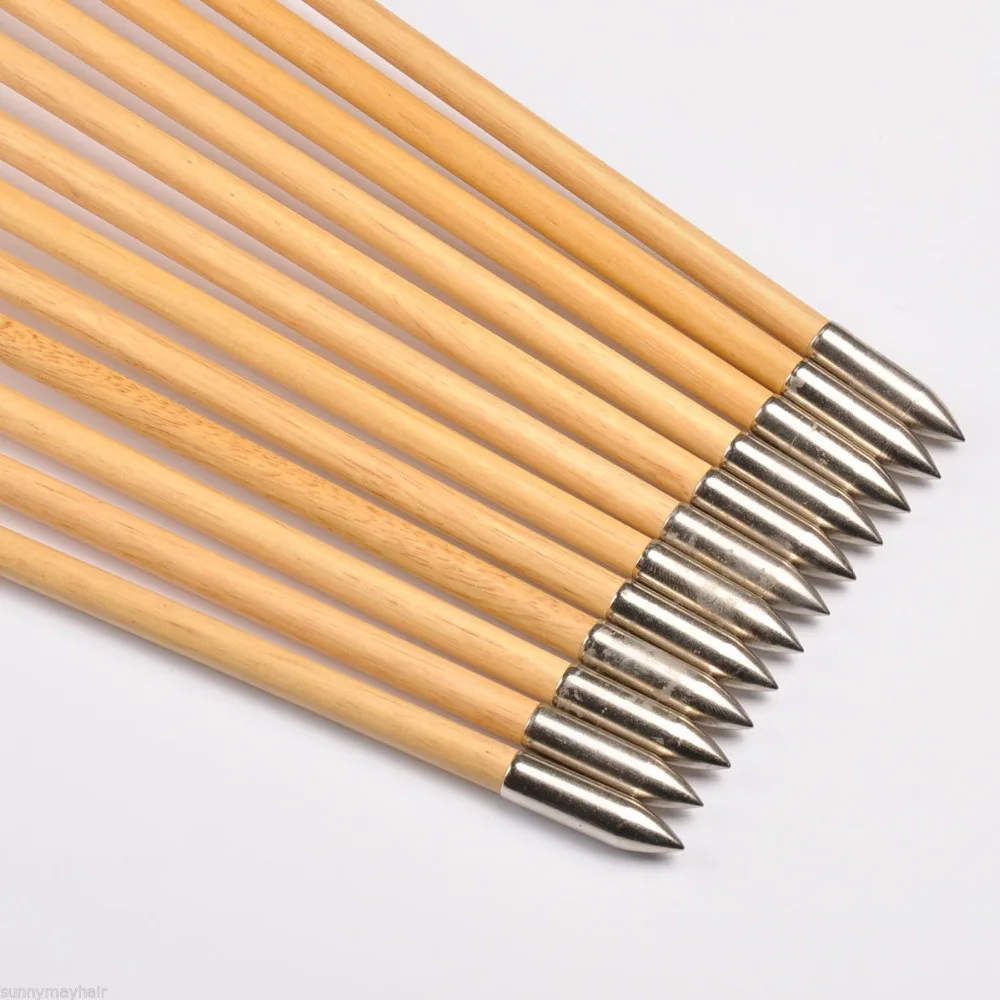 Стрелы из кедровой Сосны ручной работы деревянные 31 дюйм с индейками диаметр 8 5