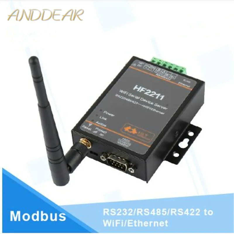 Устройство для преобразования модуля Интернета RS232 RS485 RS422 в Wi Fi 4 м|Компьютерные