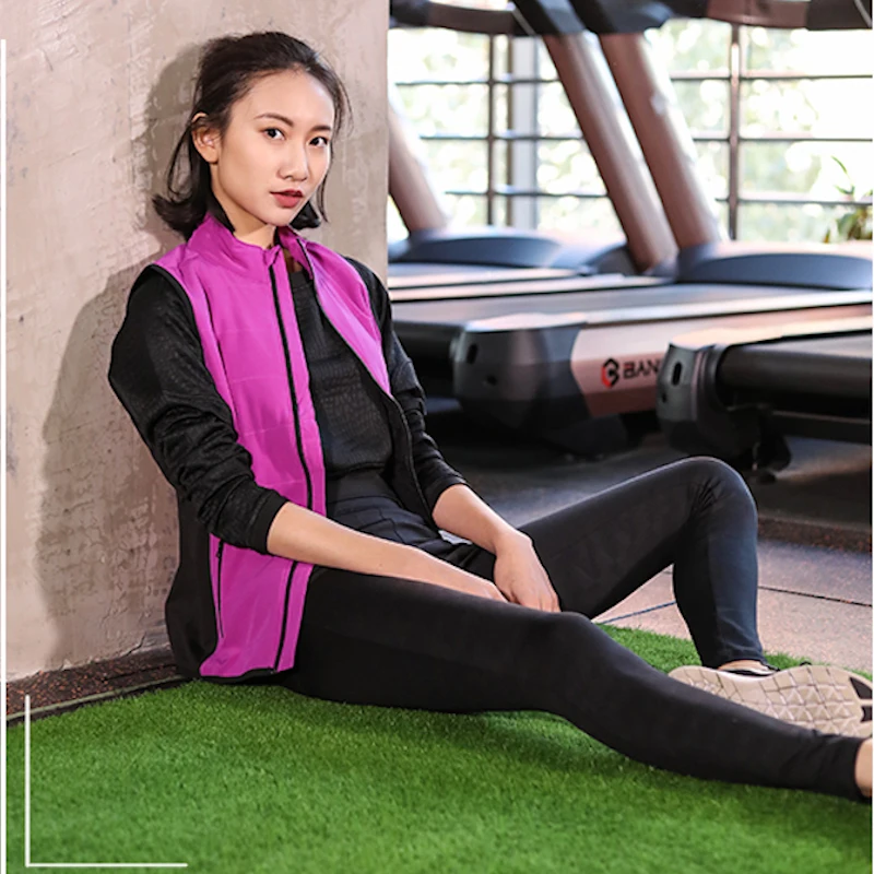 U женский жилет для бега мягкий теплый с 2 карманами на молнии пальто кемпинга