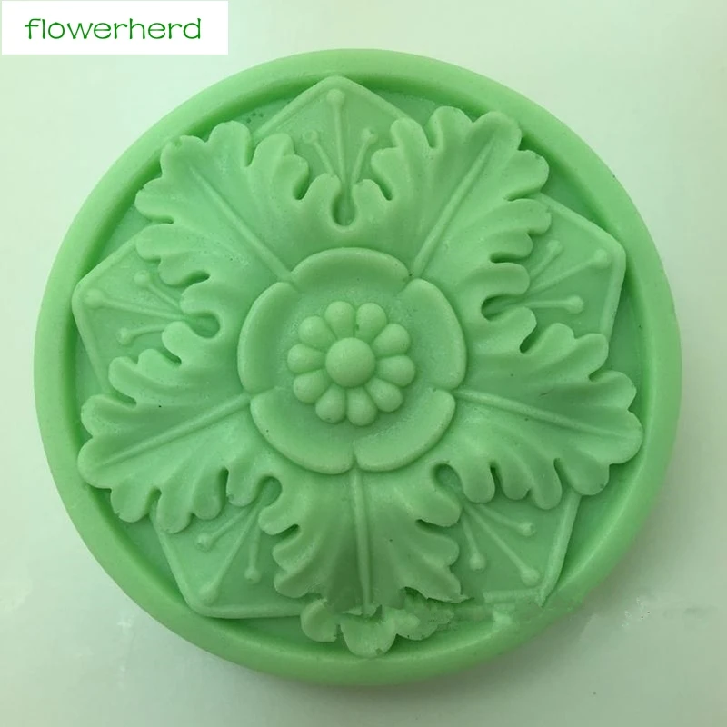 Цветок силиконовые формы мыла Инструменты Набор сделай сам для Fondant (сахарная)