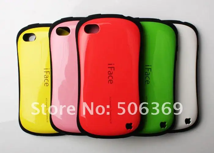 MOQ 1pcs New Arrival Korea Style candy color iFace First Class Case For Iphone 4 4G 4S Free Shipping |