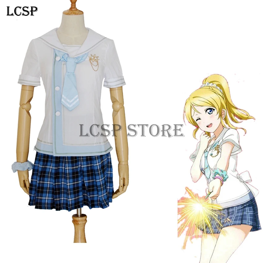 LCSP LoveLive! Косплея Аясэ Эри Костюм для костюмированной вечеринки по японскому