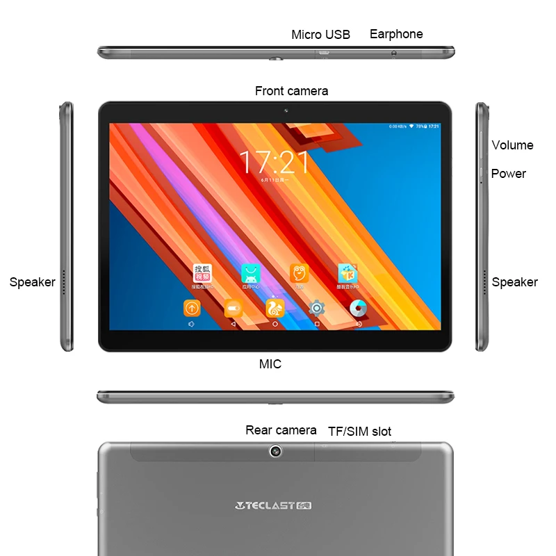 Teclast M20 Dual 4G телефон Планшеты 4 ГБ ОЗУ 64 Гб ПЗУ 10 1 дюймов 2560*1600 планшетный ПК MT6797 X23