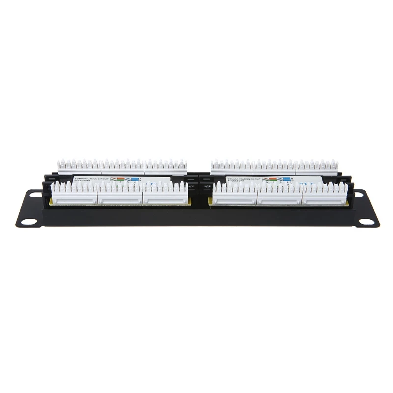 Cat6/Cat5e 12 портов RJ45 патч-панель UTP LAN сетевой адаптер Кабельный разъем-ПК друг