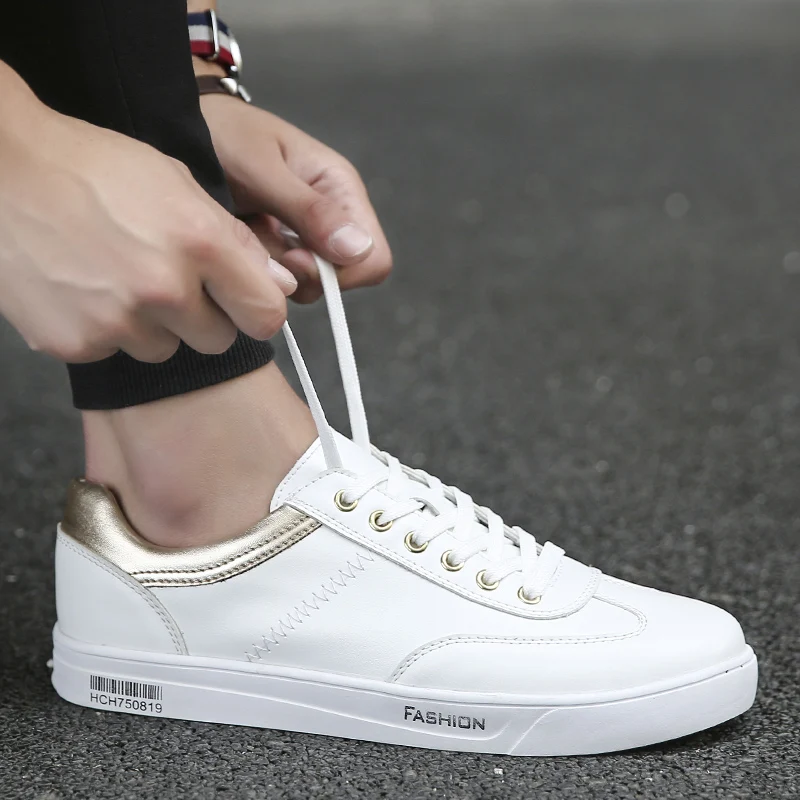 2018 summer new small white shoes Korean version of trend men's casual students' breathable moisture men 5 | Обувь
