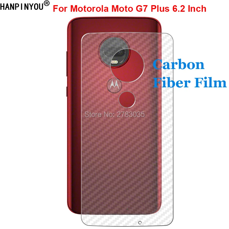 Задняя защитная пленка из углеродного волокна для Motorola Moto G7 Plus G7Plus 6 2 дюйма с