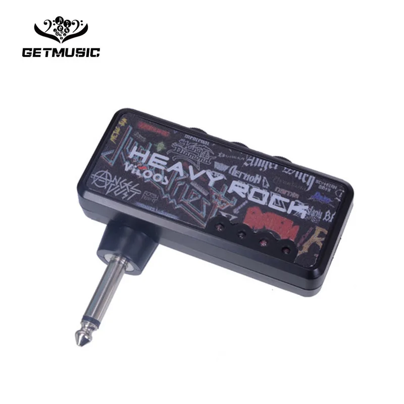 Portable Guitar AMP Plug In Amplifier USB Rechargeable-Heavy Rock Effect | Спорт и развлечения