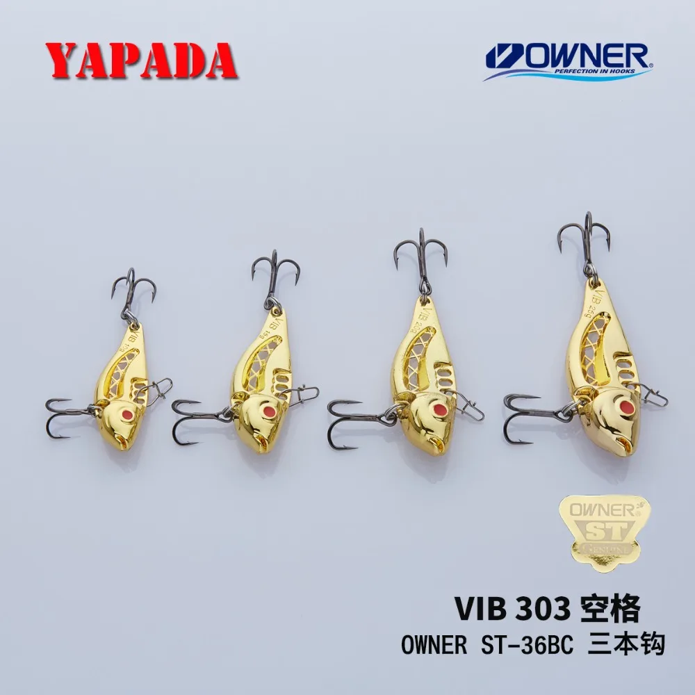 YAPADA VIB 303 Space 10 г/15 г усиленный тройной крючок 43 49 мм перо многоцветный цинковый