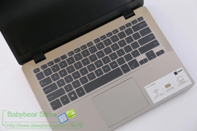 Клавиатура протектор кожного покрова 14 дюймов для ноутбука Asus Vivobook E406Sa A407Ub X411U X411Uf Pu404U X405Ur A407Ub R421 S410 X411 X407