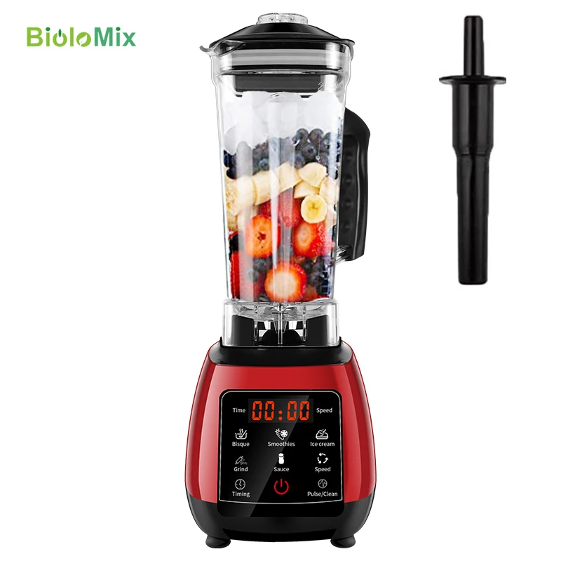 Цифровой 3HP BPA FREE 2L автоматический тачпад профессиональный блендер, миксер, соковыжималка, мощный кухонный комбайн, фруктовые смузи