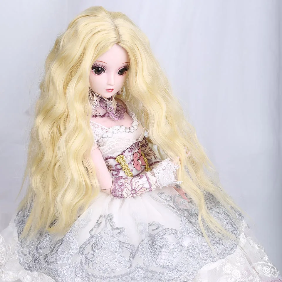 Allaosify серебристо серый Боб Длинные прямые и кудрявые челки 1/3 1/4 BJD парики из