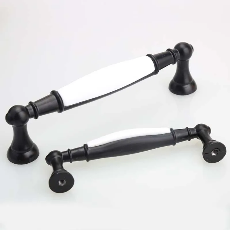 96 128 мм современный простой белый керамический кухонный шкаф дверная ручка