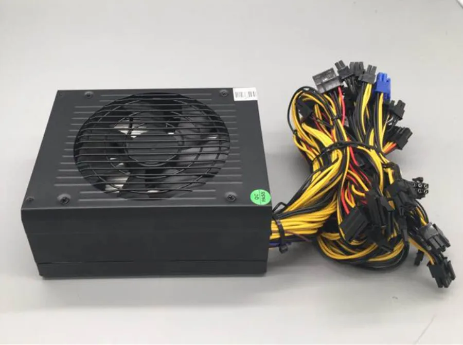 Блок питания для майнинга 1600 Вт antminer pico psu asic bitcoin miner rx 470 580 570 rx480 atx fonte de alimenta