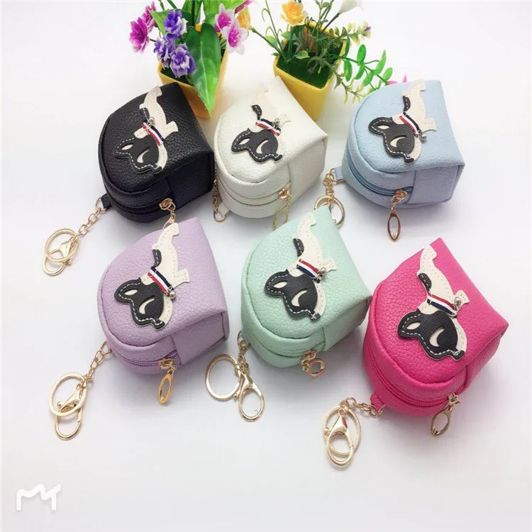 Новинка, кошелек с рисунком собаки из мультфильма, Южнокорейская версия, маленькая и свежая сумка для ключей, кошельки для передачи данных monedero, сумка carteras portamonet