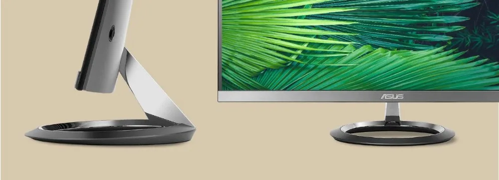 ASUS Designo MZ27AQ Ультратонкий Монитор 27 дюймов, WQHD, Бескаркасный, ультратонкий дизайн, 2,1 канальный аудио, суб-НЧ динамик, аудио от Harman