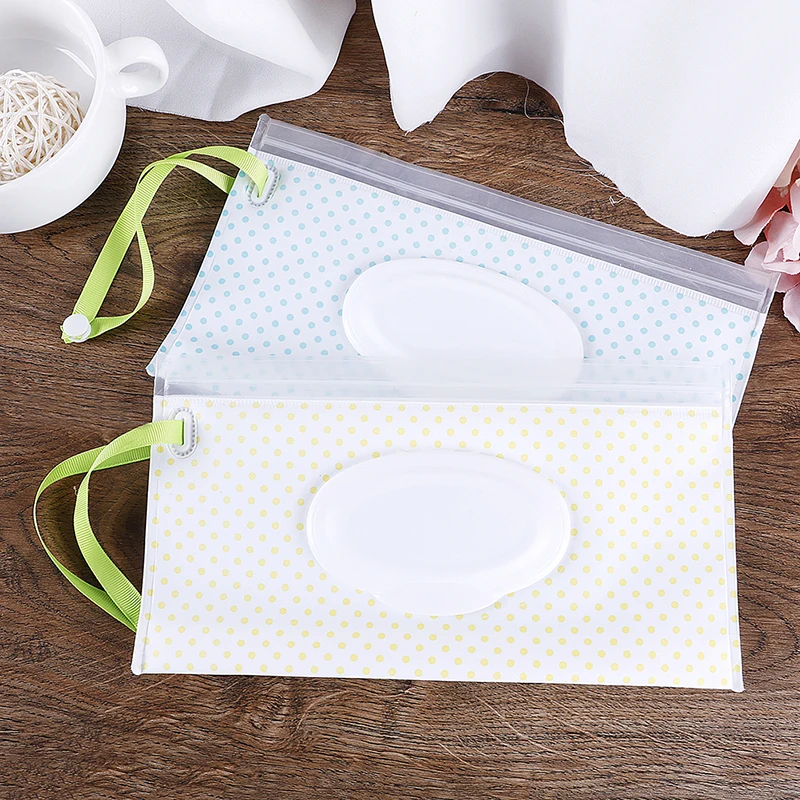 

Clutch and Clean Fashion Wet Wipes Bag for Stroller Cosmetic Pouch with Easy-Carry Snap-Strap Wipes Carrying Case