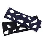 Повязка на голову женская из хлопка в рубчик, модный аксессуар с зеркалом, в богемном стиле, эластичная лента для волос, тюрбан, 2019