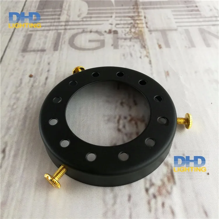 D220mm* H50mm E27 абажур железная черная готовая клетка Эдисона лампа тени DIY Черный Железный Абажур для освещения