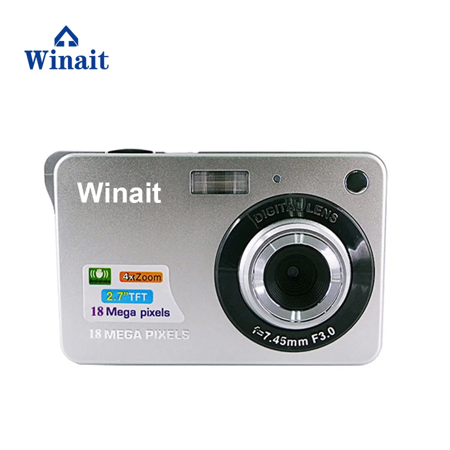 

Free shipping winait max 18mp digital camera DC-530i with 2.7'' TFT display camera
