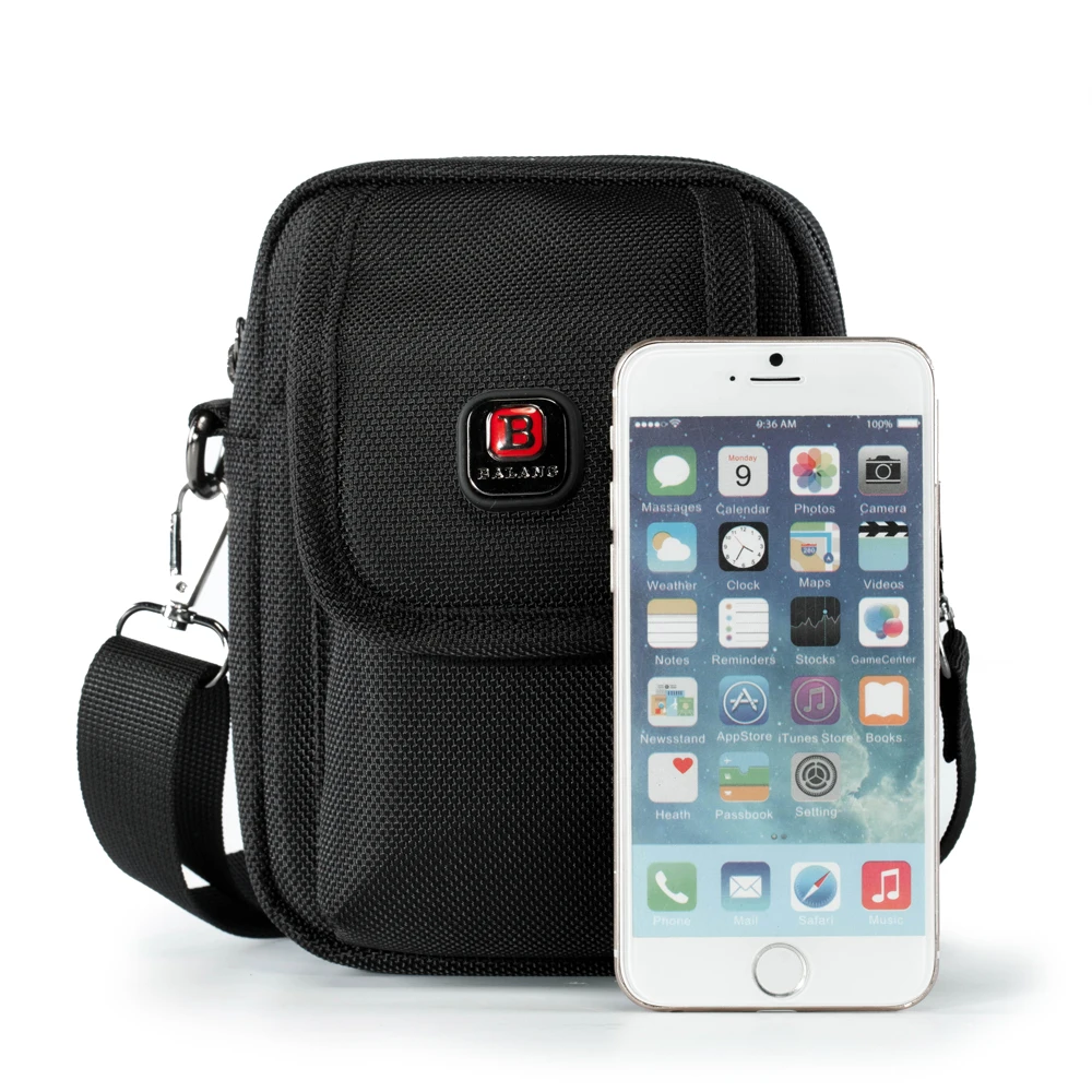 Мужская сумка мессенджер BALANG водонепроницаемая нейлоновая высокого качества|cross