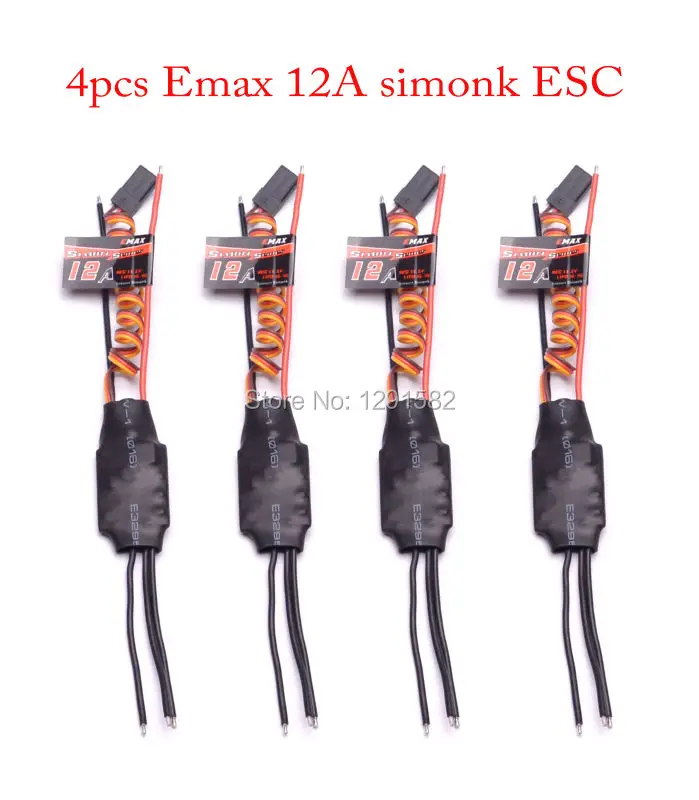 4 шт. Simonk / BLHeli 12A ESC & 2204 2300KV двигатель для 210 мм 220 250 Robocat 270 мультиквадрокоптер|esc motor