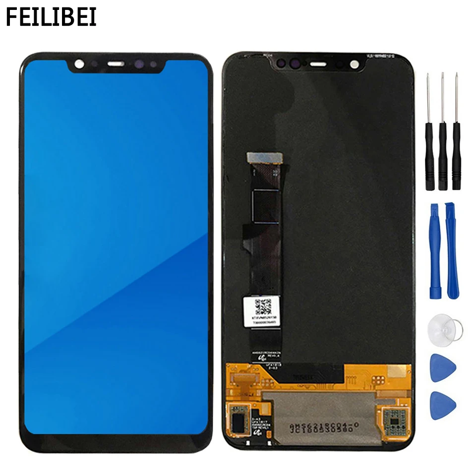 Для Xiaomi mi 8 ЖК дисплей сенсорный экран дигитайзер сборка запасные части для 6 21