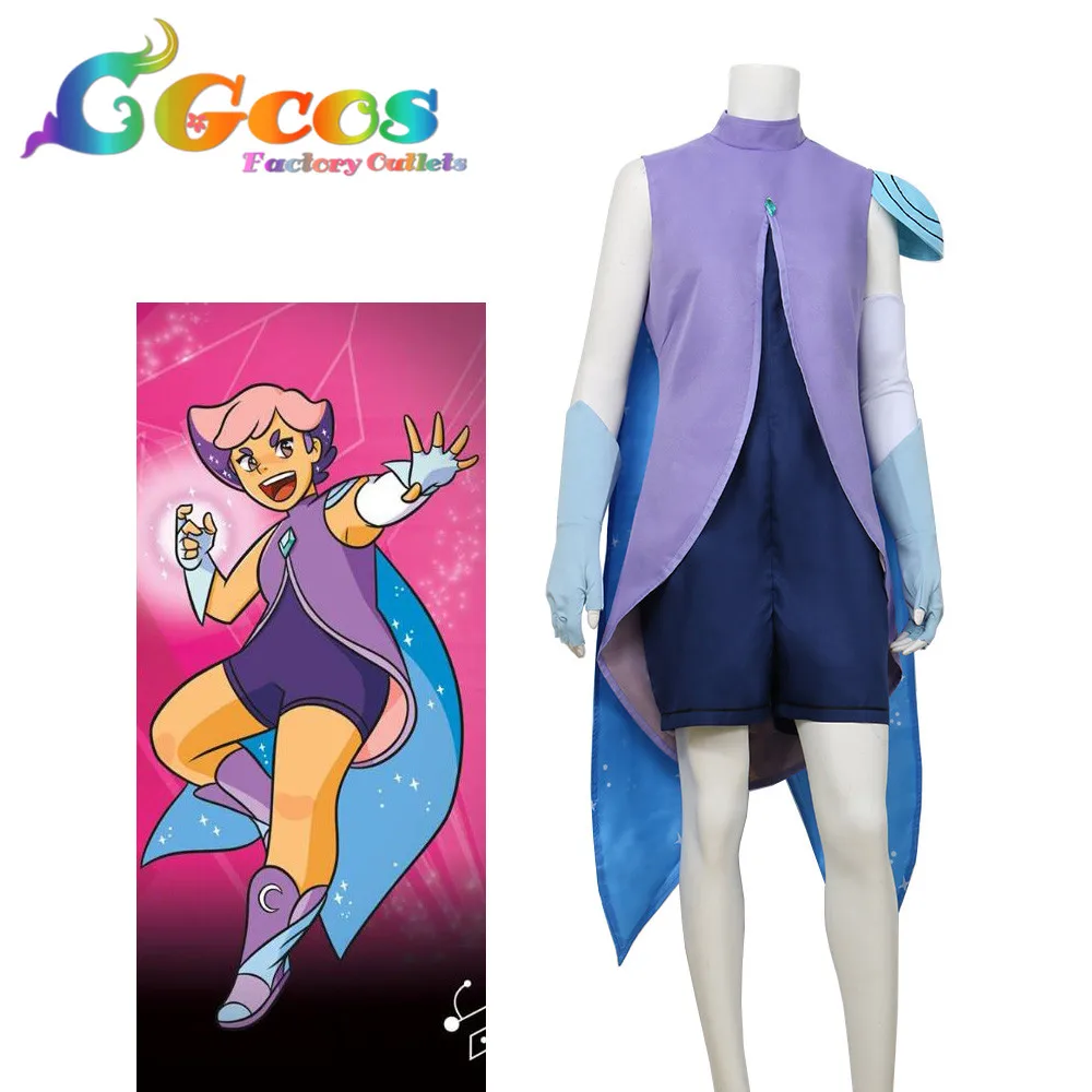 CGCOS/бесплатная доставка маскарадный костюм She Ra And The Princesses Of power Glimmer Униформа