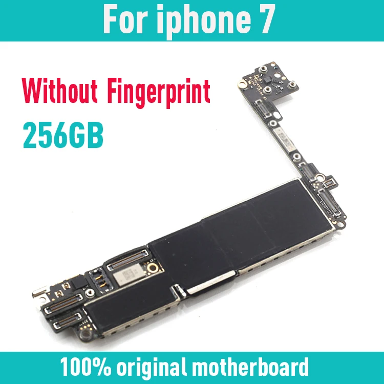 Материнская плата без Touch ID для iPhone 7 оригинальная разблокированная материнская