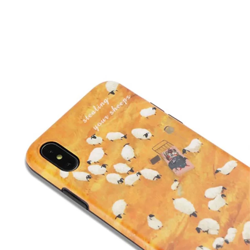 STROLLIFE милый мультфильм животных чехол для телефона iPhone X XS Max XR Прекрасный