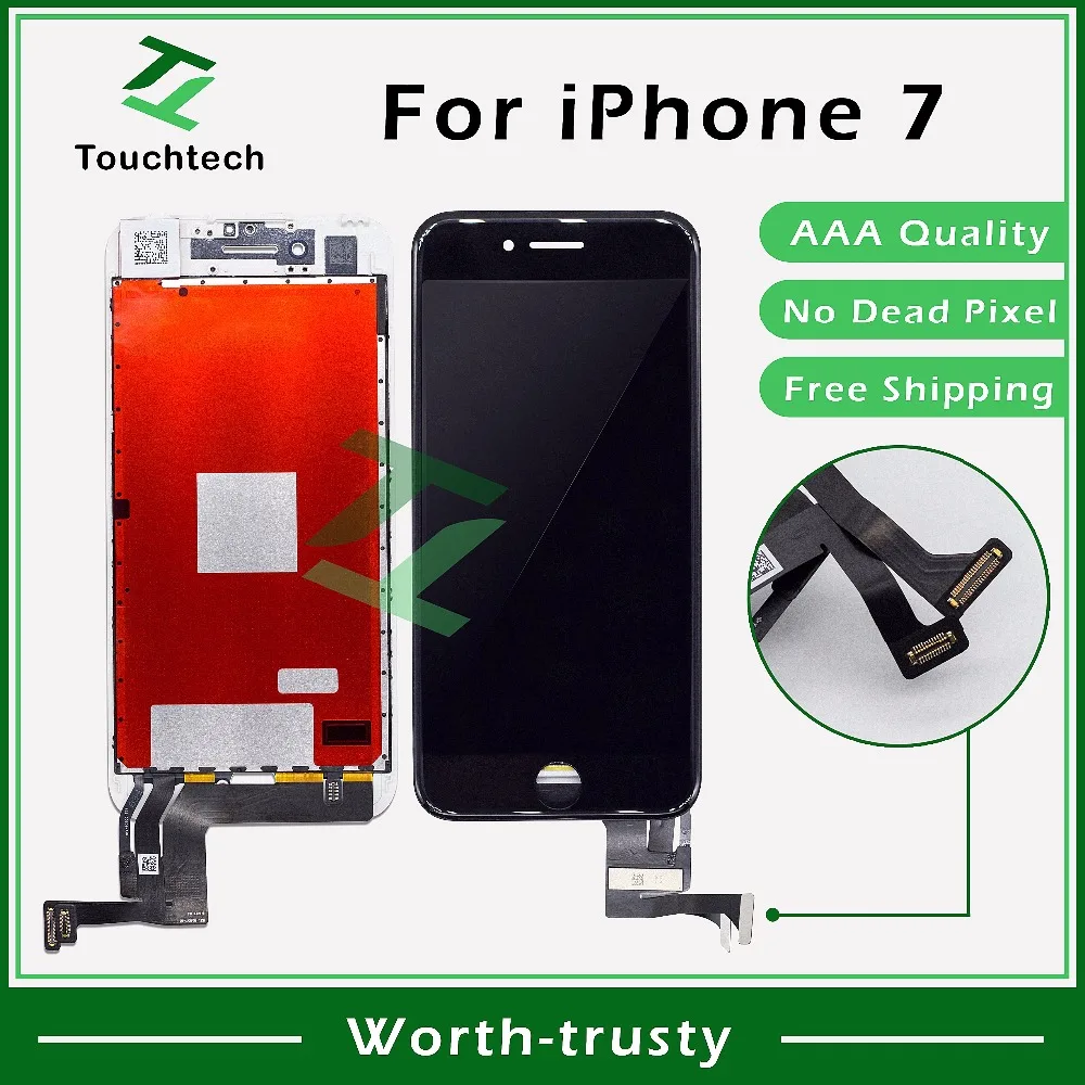 1 шт. 4 7-дюймовый ЖК-дисплей для iPhone 7 класса AAA без точечного дисплея с сенсорным