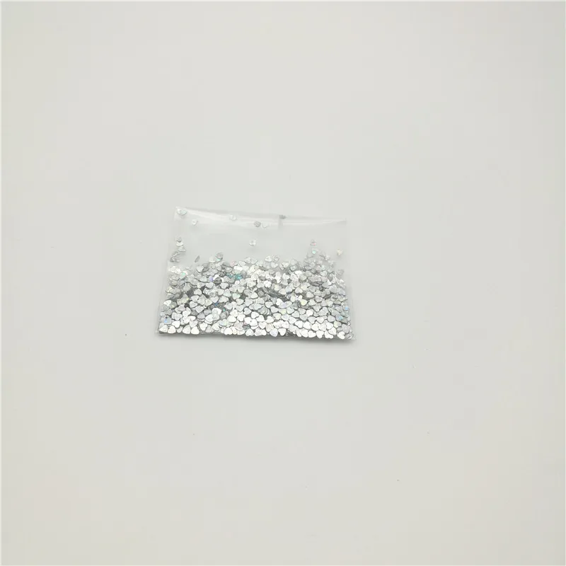 silver Chicinlife 1000 шт./лот 3 мм Сердце Конфетти Свадебные Украшения Стола принадлежности для вечеринки-девичника свадебные конфетти свадебные декоративные - Цвет: silver