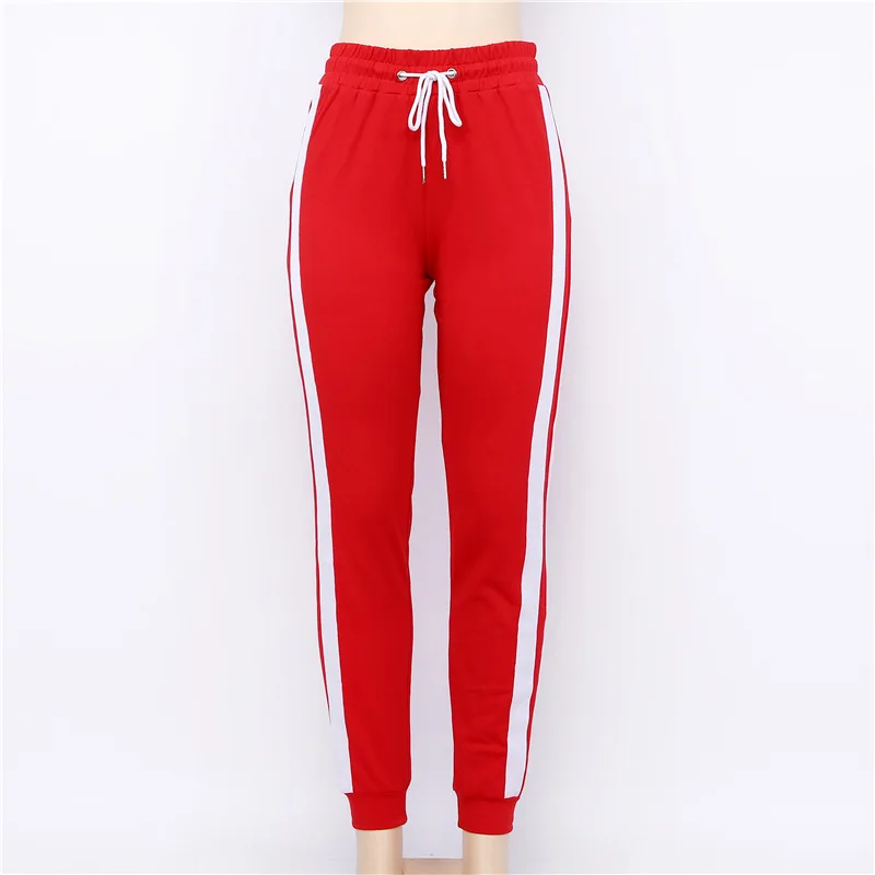 High Waist Newest Women Running Sports Pants Sporting Trousers Plus Size Loose Patchwork Fitness | Спорт и развлечения