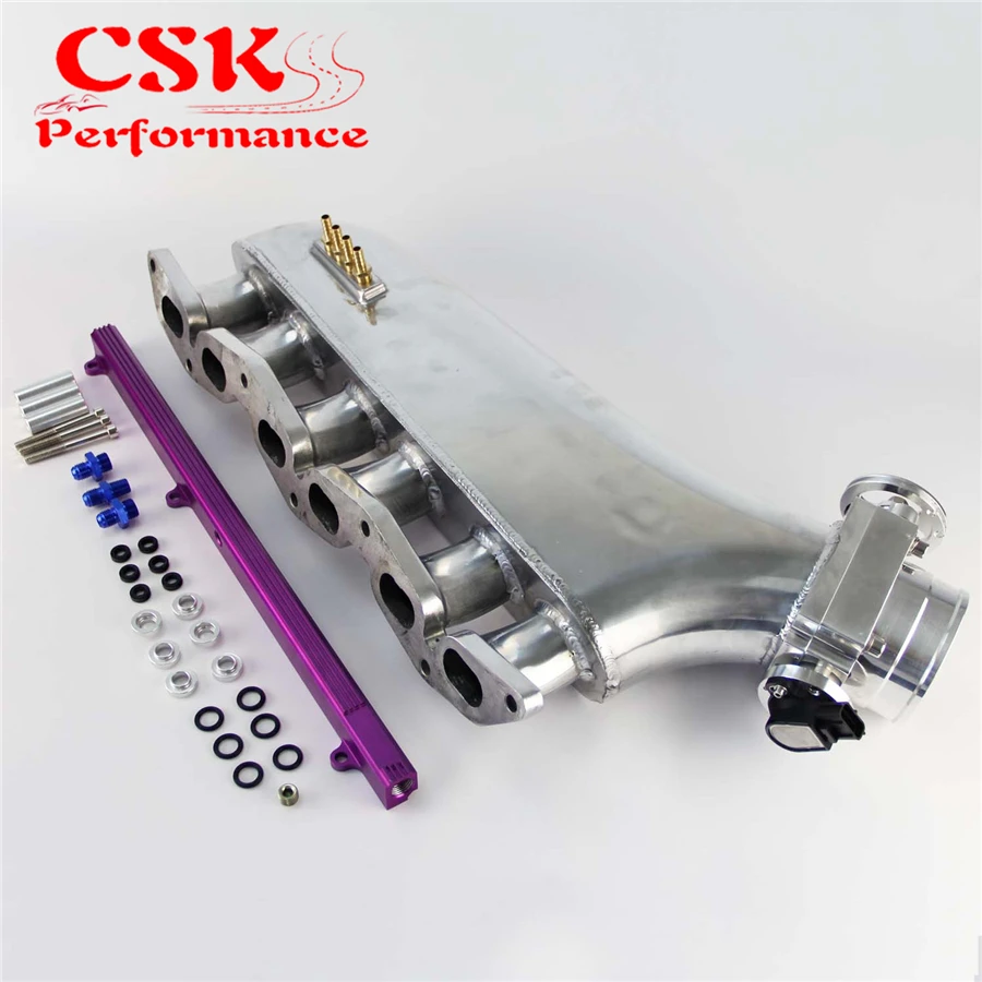 Впускной коллектор + Топливная рейка Корпус дроссельной заслонки 90 мм W/ TPS для Toyota